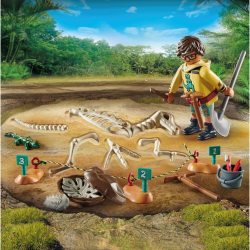 Playmobil - Dinos Раскопки со скелетом динозавра 71527 / артикул   71527  / GTIN 4008789715272