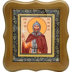 Герман Валаамский преподобный. Икона на холсте.