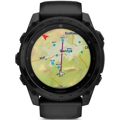 Часы-навигатор Garmin Tactix 8 Standard 51 мм Amoled, нейлоновый черный  ремешок 010-03406-01