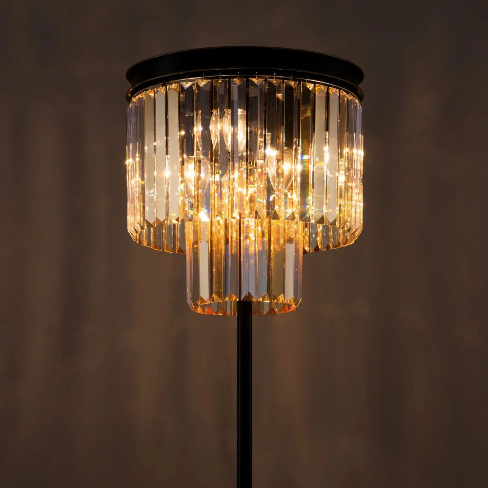 Citilux Мартин CL332962 Торшер хрустальный Шампань