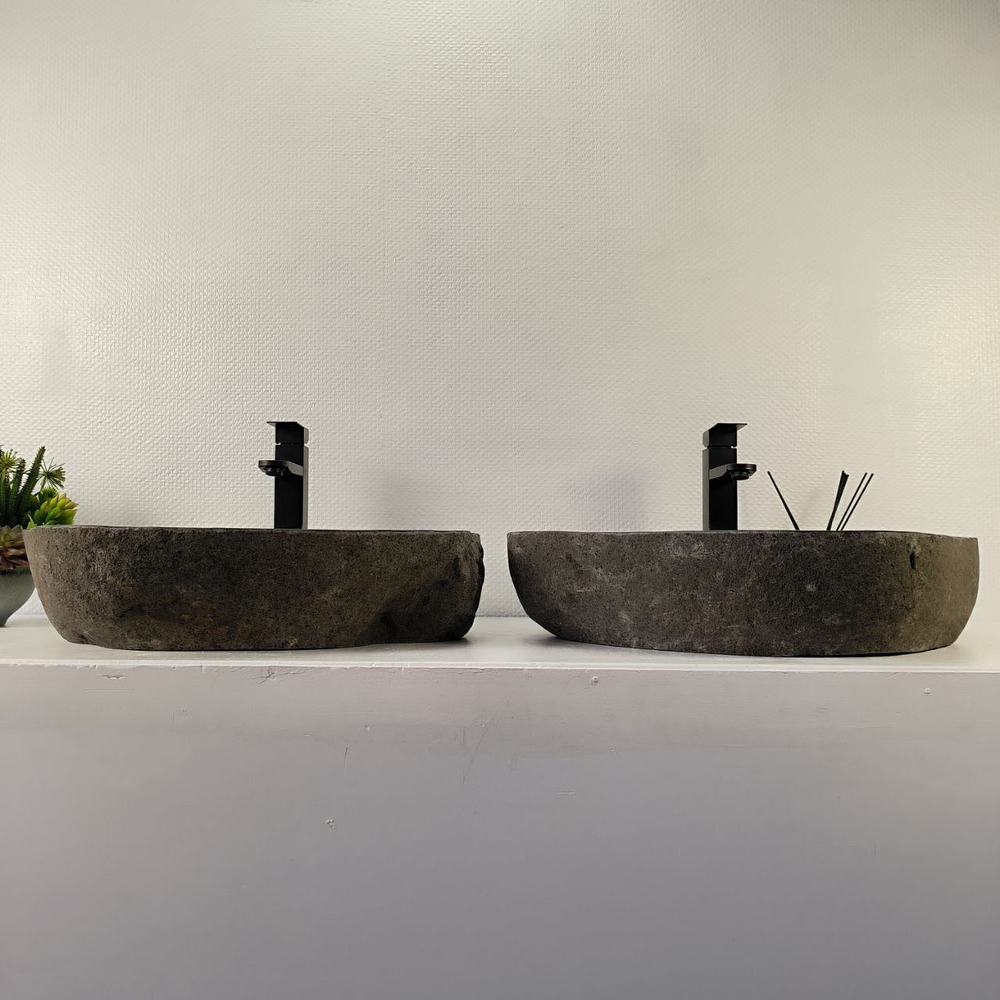 Раковина из речного камня ПАРА! RS-74898 60*44*13 0866