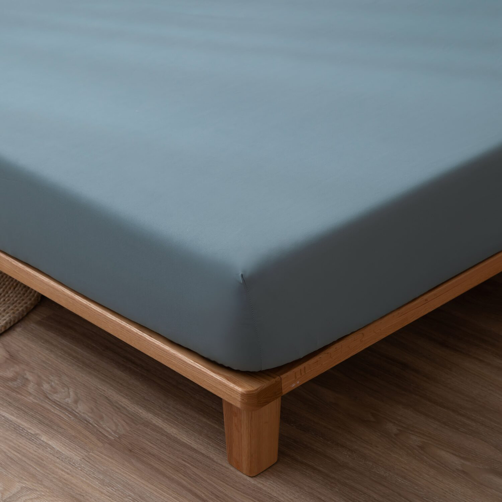 Комплект постельного белья Однотонный Сатин на резинке CSR045