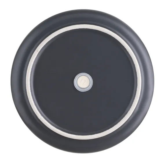 Горшок цветочный серого цвета из коллекции Edge, 1,2 л