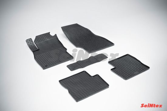 Резиновые коврики в салон Opel Corsa D (2006-2014) "Сетка"