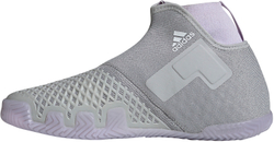 Женские теннисные кроссовки Adidas Stycon Laceless W - grey two/cloud whie/purple tint