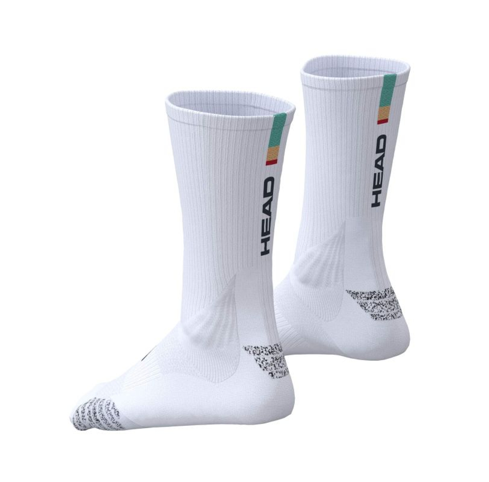 Теннисные носки Head Color Crew 1P - white/tourquoise
