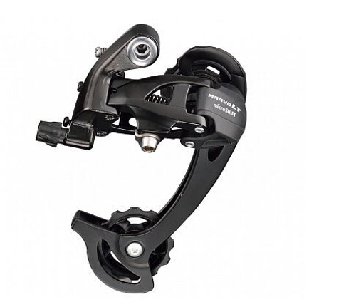 Переключатель скоростей задний RD-M46L MICROSHIFT 9 скоростей под болт, длинная лапка, арт. 370135 (10216170/190622/3103521, Китай)