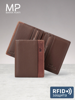 B123180R Cognac - Футляр для карт MP с RFID защитой