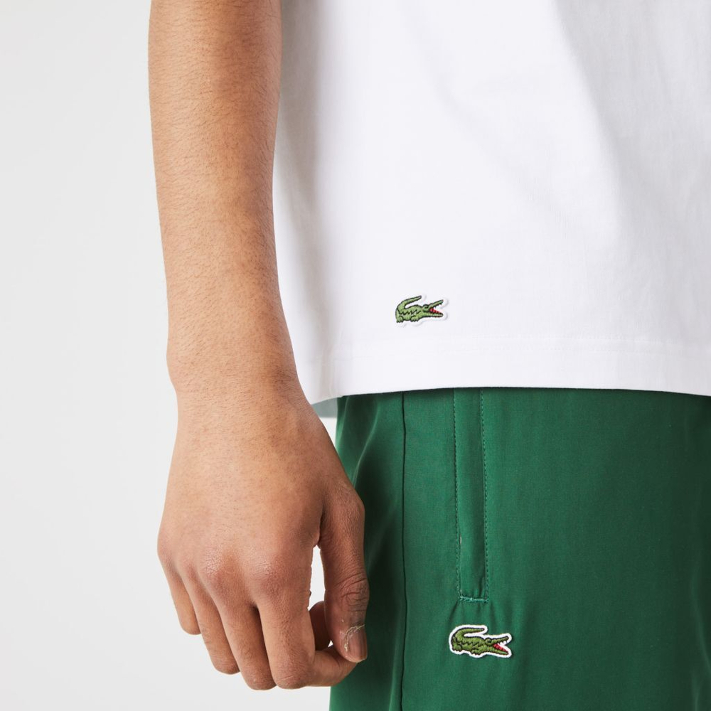 Мужская теннисная футболка Lacoste SPORT Short Sleeve T-Shirt RG - white