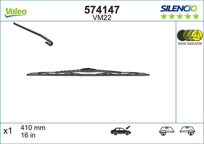 VALEO - 574147-VAL - Wiper Blade
