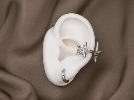 Кафф двусторонний "Звезда"