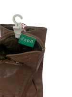 Перчатки. Женские. Материал верха: Кожаные. Подклад: плюш-флис.В упаковке 5 шт.