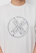 Футболка оверсайз SHANYRAQ OFF-WHITE