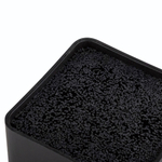 Подставка для ножей "Fantasia" 10*10*22,5 см, цвет черный