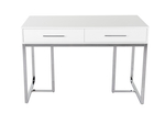 Стол-консоль Ist Casa Армада, 120х60х78 см, белый, серебро