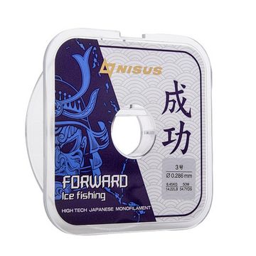 Леска FORWARD ICE FISHING 0,286mm/50m Nylon Transparent (N-FIF-0.286-50) Nisus