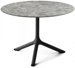 Столик ламинированный кофейный Scab Design Tripe, черный, зернистый