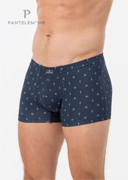Трусы мужские боксеры Pantelemone PMH-1517, геометрия темный деним