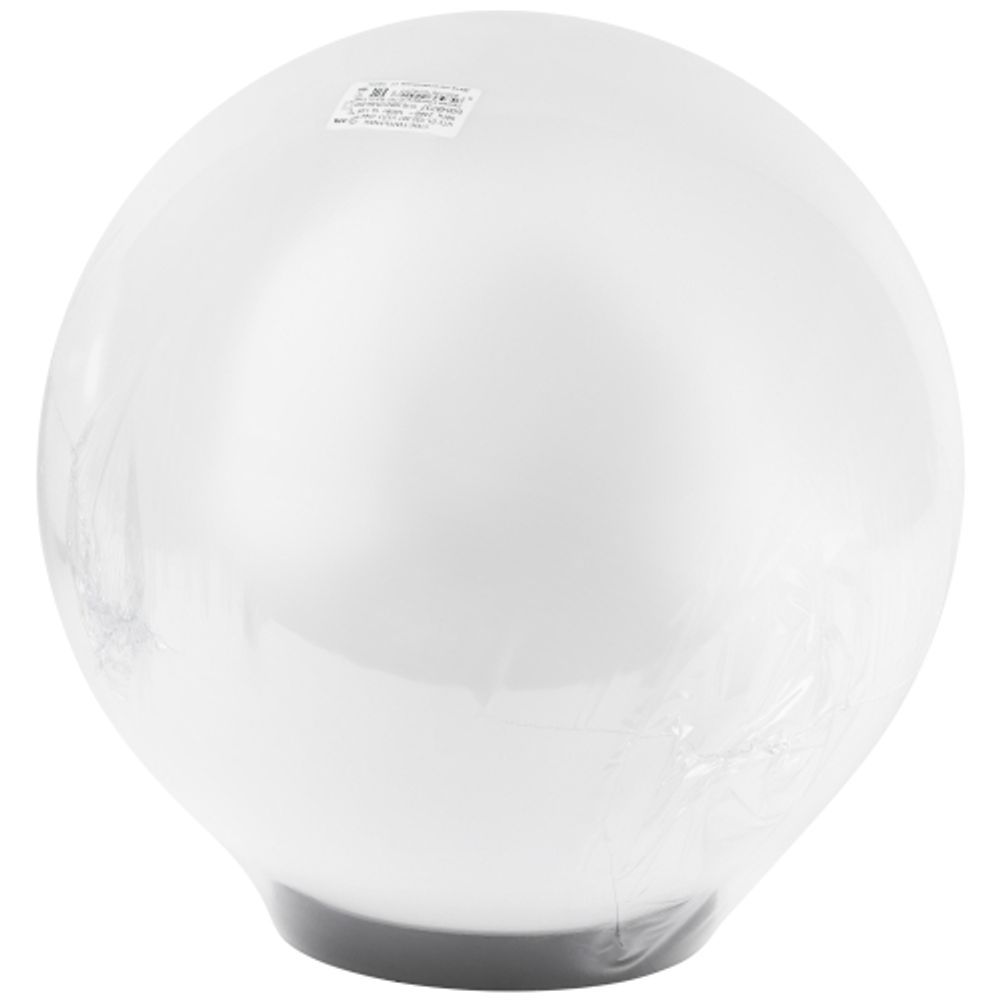 Садово-парковый светильник ЭРА НТУ 01-100-301 шар опаловый на опору / кронштейн IP44 Е27 max100Вт d300mm | Садово-парковые светильники