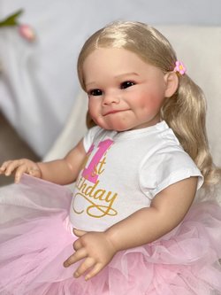 Кукла Реборн мягконабивная 60см (FA-963)