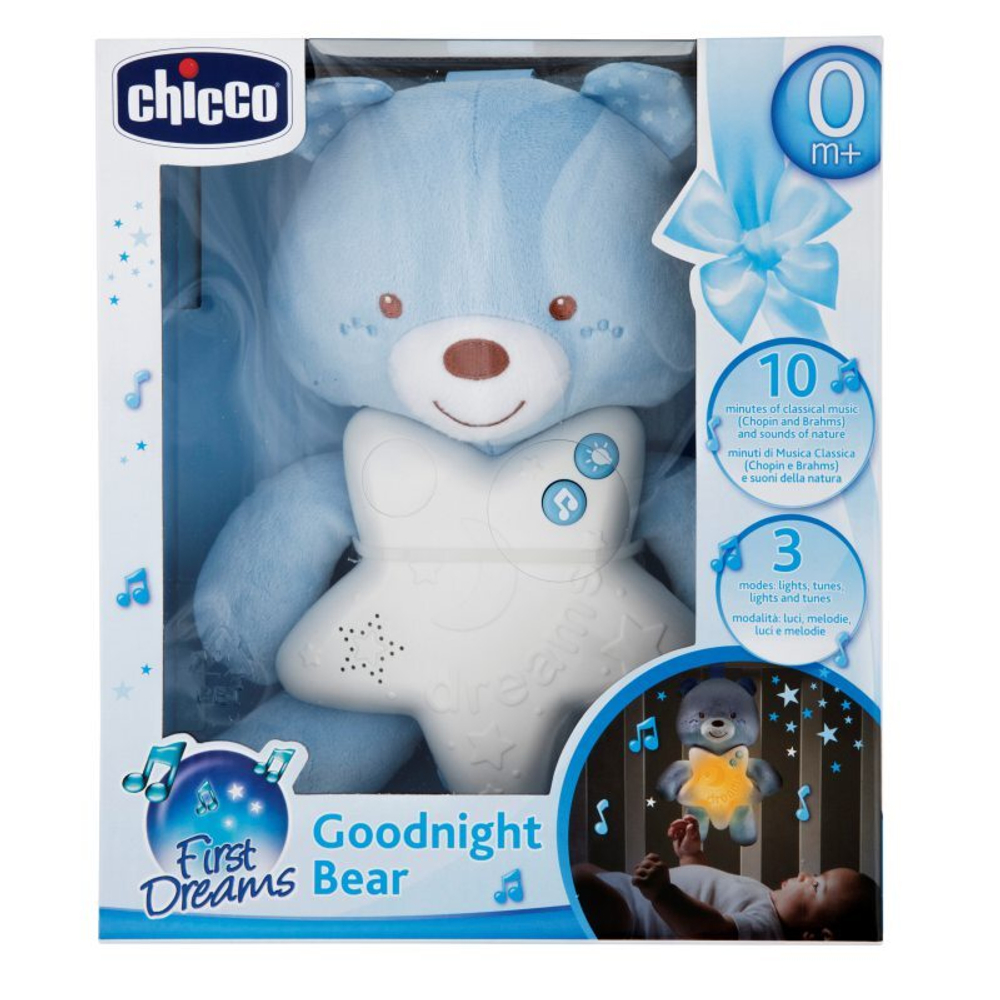 Chicco First Dreams - Мишка для сна Синий 91562
