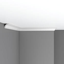 Плинтус потолочный гладкий Decomaster 96250 35х35х2400мм