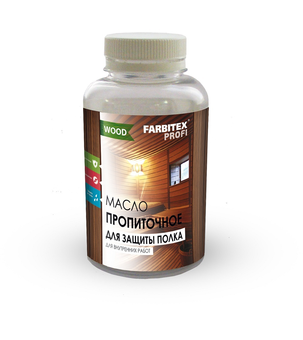FARBITEX ПРОФИ Масло пропиточное для защиты полка 0,25л GOOD FOR WOOD