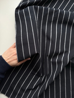 Вареный хлопок 250см. Вертикаль Черная