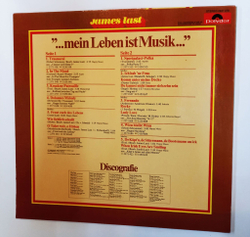 Винтажная виниловая пластинка LP James Last Mein Leben Ist Musik (Germany 1976)