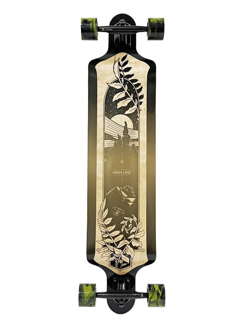 Лонгборд Tech Team High Line Dropdown Хаки (Green)