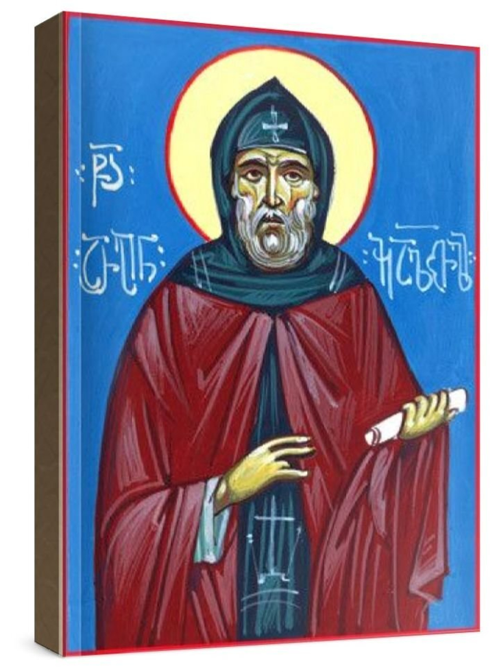Арсений Икалтойский (рукописная икона)