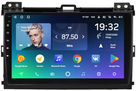 Магнитола для Toyota Land Cruiser Prado 120, Lexus GX470 (экран климата внизу) - Teyes SPRO+ Android 10, ТОП процессор, 4-32, SIM-слот