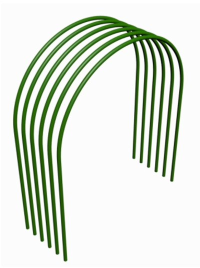 Дуги "Эксперт" (6 шт) в ПВД Ø 10 мм комплект 3 м