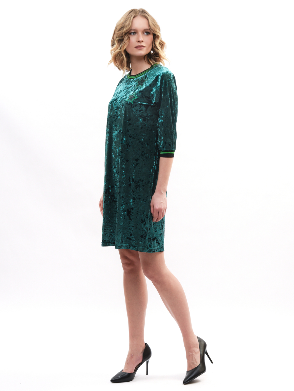 Платье женское бархатное