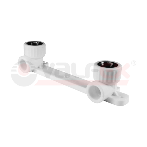 PRO Комплект настенный для смесителя 25х3/4" н.р. (12/3) (Valfex) БЕЛЫЙ