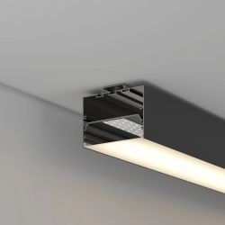 Профиль POWER-W100H70-2000 BLACK (Arlight, Алюминий) 056214