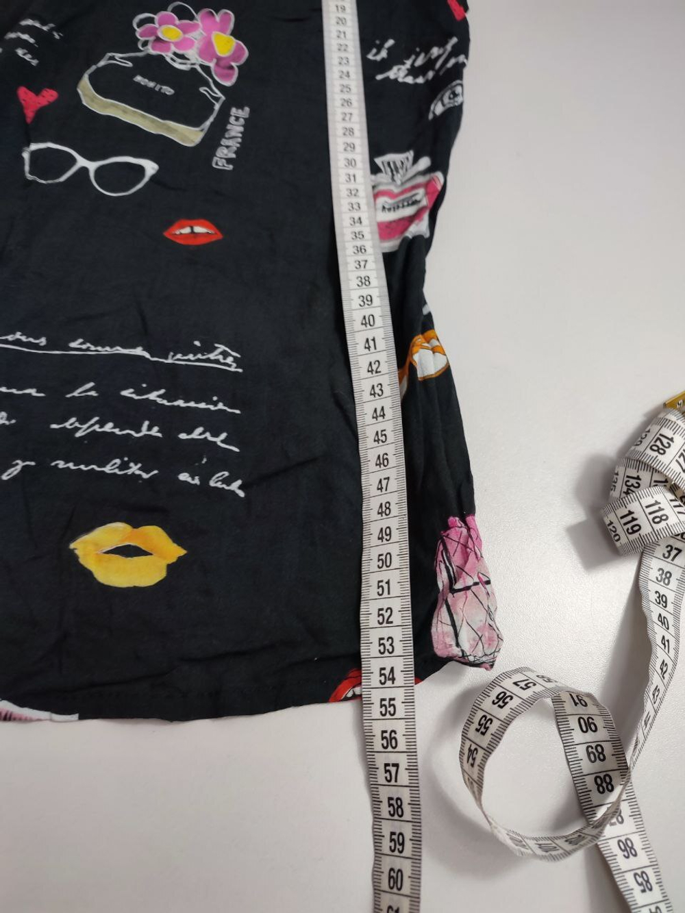 Футболка Mohito с принтом 42 размер