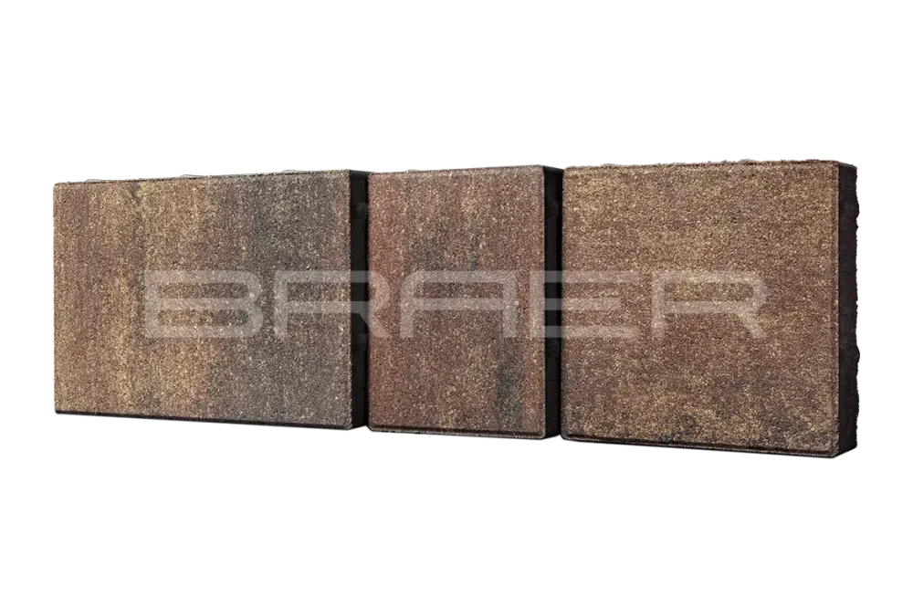 Тротуарная плитка Braer Старый город Венусбергер, Color Mix Мальва, 40 мм