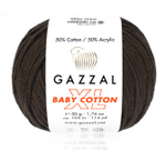 Пряжа Baby Cotton XL 50 г,105м,50%хлопок, 50%акрил (цена за 1 шт)