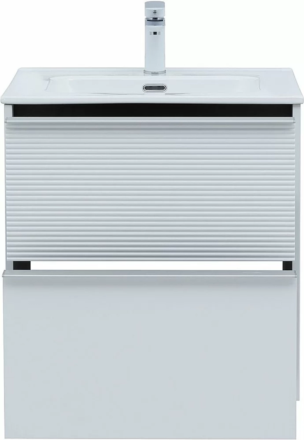 Тумба с раковиной Aquanet Вита 330473 60 белый матовый