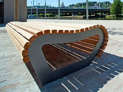 Скамья Новая Волна без спинки