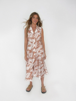 Платье листок коричневый 5