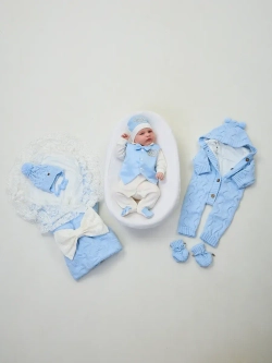 Конверт на выписку для новорожденных летний