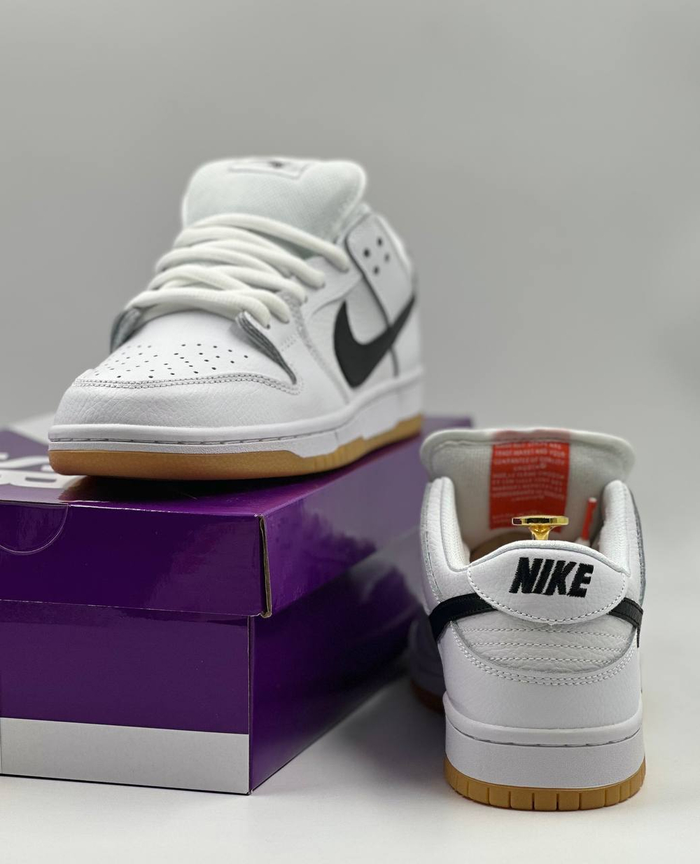 Кроссовки Nike SB Dunk Low #198 (бел.)