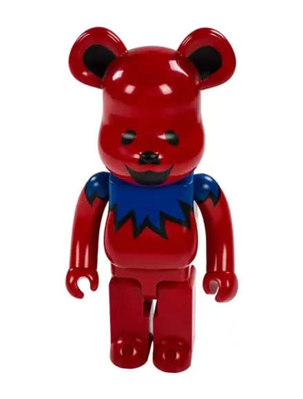 BE@RBRICK GRATEFUL DEAD DANCING BEARS RED 1000% 2014