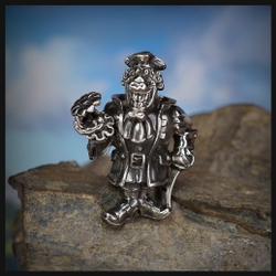 Темлячная бусина "Доктор " для ножей , мельхиор