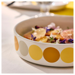 Керамическая миска IKEA BROGGAN (БРЁГГАН), Разноцветный, 22 см