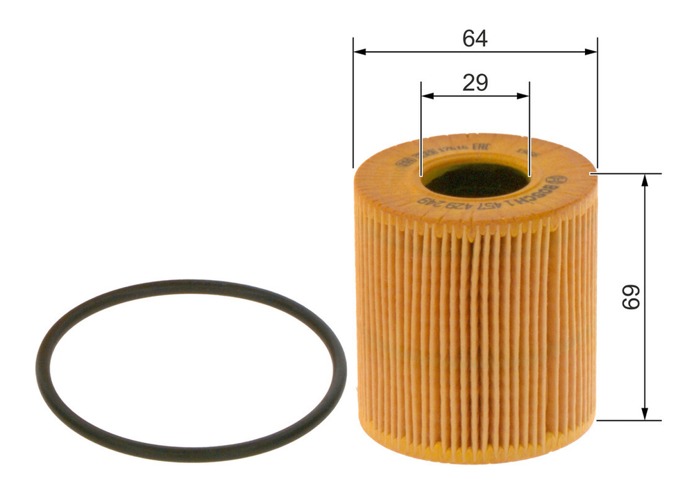 BOSCH - 1457429249-BOC - Oil Filter
