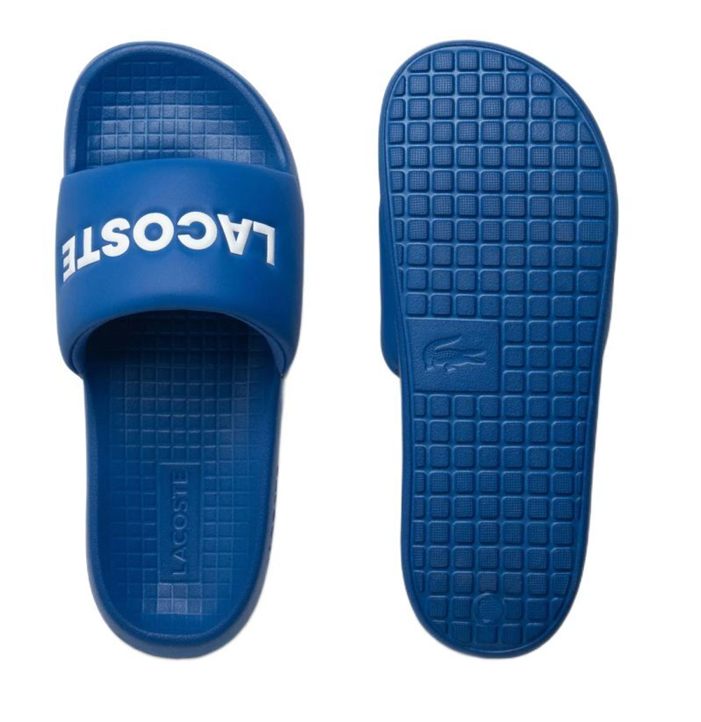 Сланцы Lacoste Serve Slide 1.0 - blue/white