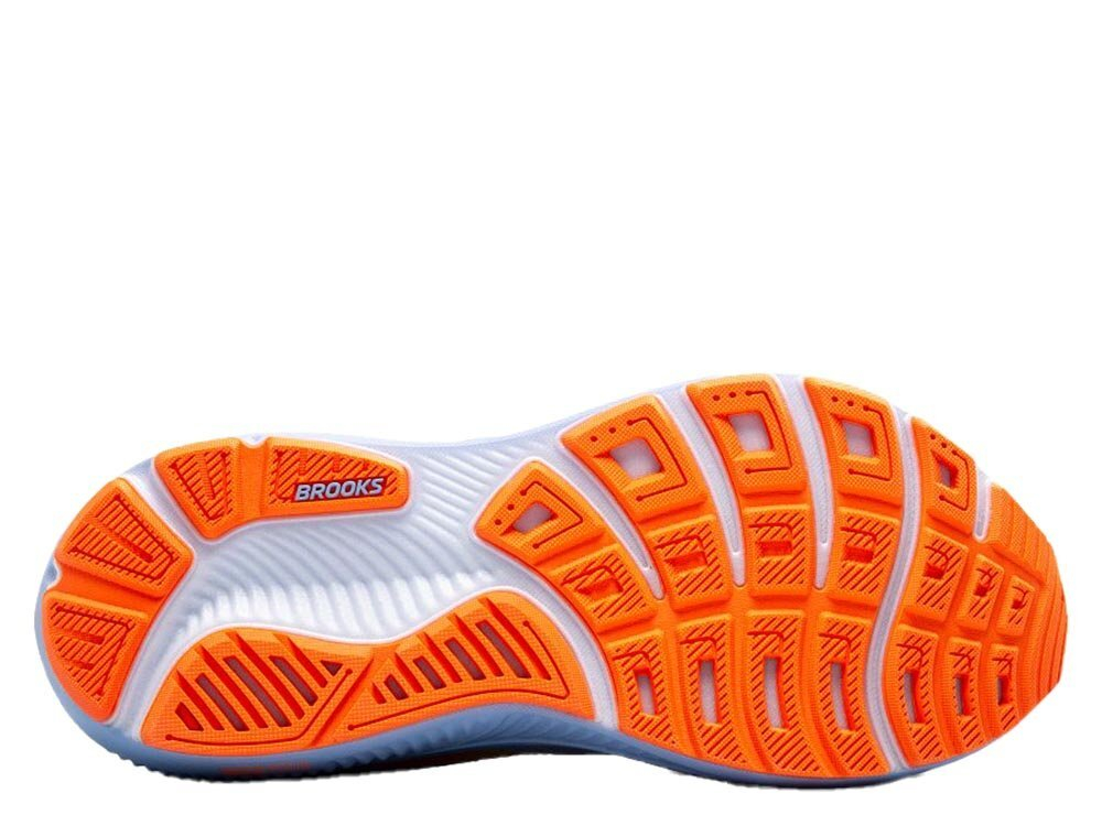 Кроссовки для бега женские Brooks Ghost 17 Фиолетово-Оранжевые